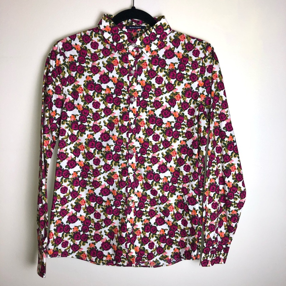 Land’s End rose design shirt